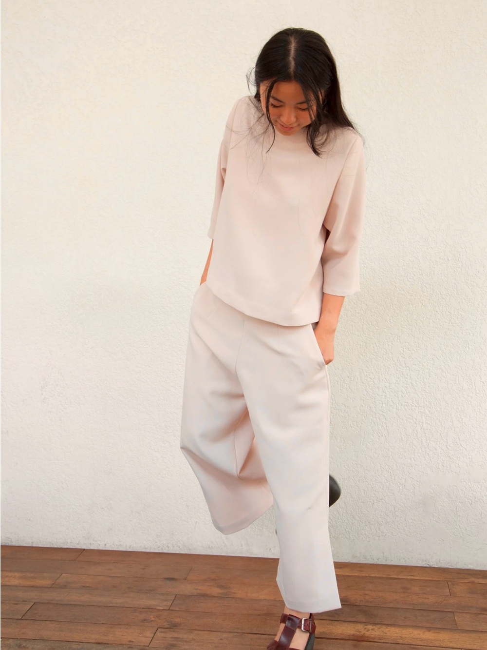 Frank & Eileen Anna Long-Sleeve Caplet and Catherine Favorite Sweatpant Set